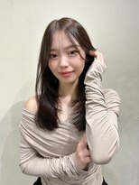 サロンドミルク 新百合ヶ丘店(salon de MiLK)&nbsp;ミルクティーベージュグレージュ韓国レイヤーカット新百合ヶ丘