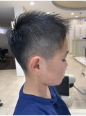 スポーツ男子サイドすっきり!ツーブロ風ベリーショートで爽快に