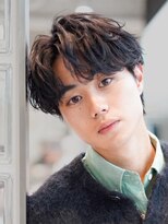 韓国センターパートニュアンスパーマフェザーパーマメンズカット