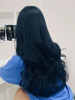 シイム(CYM)&nbsp;透明感/ダークブルー/ロングレイヤー/エクステ