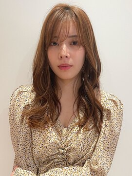 ヴィヴィ(VIVIE) 大人可愛い小顔韓国風ひし形レイヤーシースルーバングくびれヘア