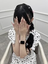 リルミー(Lilme) 【ヘアメ】夏にぴったり♪ふわふわサイド編みおろしヘアメ*新井