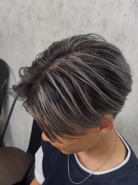 アポロ 横浜駅店(apollo) MEN’S HAIR/サーフカール/刈り上げセンターパート/ブリーチ