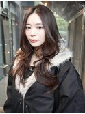 前髪なしハッシュカットで大人っぽく