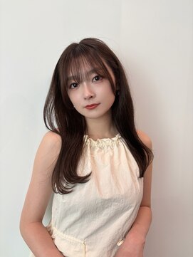 透ける暗髪♪シアーブラウン