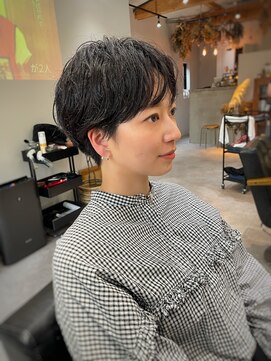 【elama】ショートxソフトツーブロック