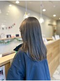 透明感ハイライト　オリーブシルバー