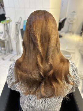 リー 四ツ橋(Lee) 【心斎橋/四ツ橋】ブリーチカラー　ゴールドベージュ