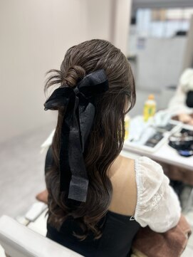 【高木美緒】カチモリ×ハーフアップアレンジ