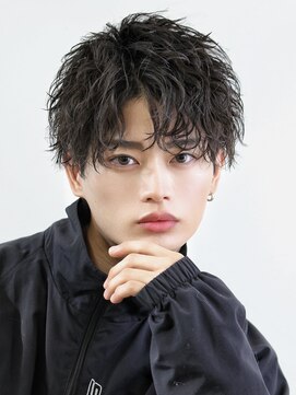 アイトーキョー 横浜(AI TOKYO) シャドウパーマ/メンズカット/メンズパーマ/センターパート/束感