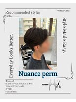 ヴィメンズウエスト 大宮西口(Vii men's west)&nbsp;唯／センターパート／ニュアンスパーマ／大宮