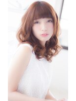 アンジュ ヘアー(Ange hair)&nbsp;大人かわいい　鎖骨ミディ