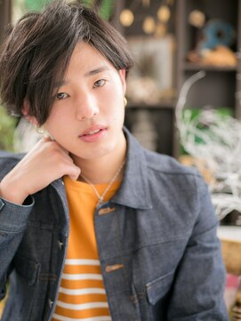 カバーヘア ブリス 川口(COVER HAIR bliss) *+COVER HAIR+*…アシンメトリーがカッコイイ…前下がりミディa!