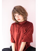 ヘアーアンドファッションシオミエイチ (hair＆fashion shiomi H) 【shiomi H】大人可愛いカールボブ