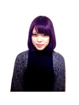 プランクスター(prankster)&nbsp;[prankster]ビビッドな深いバイオレットのボブ スタイル