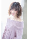 20代30代おすすめ☆似合わせカットで作る小顔無造作ミディ
