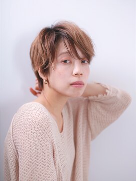 フェリチタ ひばりヶ丘(FELICITA) 前髪ローライトショートヘア☆モーヴカラー