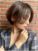耳かけcool BOB/ひし形シルエット/ハンサムショート/抜け感/小顔