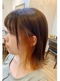 外ハネボブ×インナーオレンジ