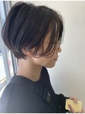 * short bob × フェイスフレーミング *