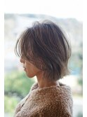 ボブ／レイヤー/透明感カラー/beautrium鎌倉小町　比嘉
