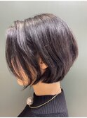 丸みショートボブ