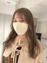 ガリカ 渋谷(Gallica)&nbsp;【穂乃華】透明感ミルクティーベージュ/大人フェミニンロング