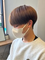 エルマーク(L-MARK) 韓国マッシュメンズマッシュツーブロック韓国カットメンズサロン