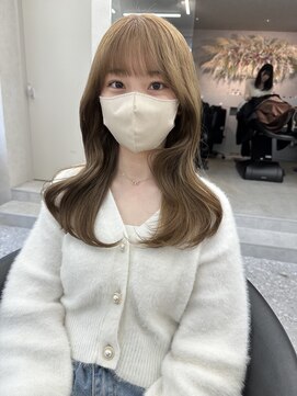 ロンド マーレ 天神大名店(Lond mare) チェリーブラウン/フェミニン/束感/チョコレートブラウン