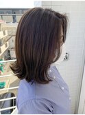 [OCEAN Hair&Life藤原純] 大人の外ハネグレーベージュ☆