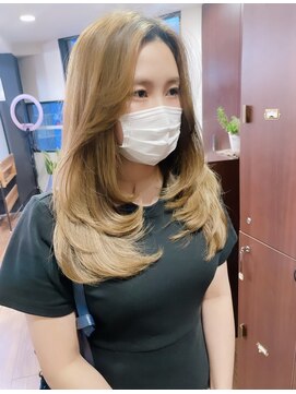 リコバイアフロート(riko by afloat) レイヤーカット/顔まわりカット/韓国レイヤーカット/ワンカール