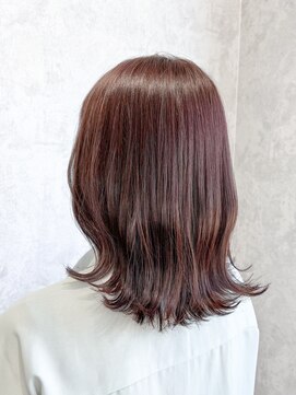 デミヘアー(Demi hair) ショコラブラウンカラー×ゆるふわ巻き
