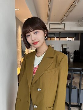 サンド 鹿児島中央(sand) 黒髪/グレーベージュ/レイヤーロング/前髪パーマ[鹿児島駅]