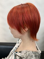 ヘアーアンドアート ルミナ(HAIR&ART LUMINA) 【佐々木】オレンジウルフ
