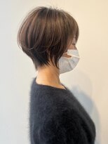 アルトル 池袋(altru)&nbsp;横顔美人グレージュショートボブ耳かけ