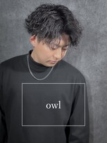 アウル 心斎橋(owl)&nbsp;波巻き×ツイストスパイラル×刈り上げマッシュ×黒髪