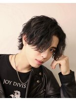 メンズサロン ゴールド 名古屋(GOALD)&nbsp;縦落ちツイスパ センターパート