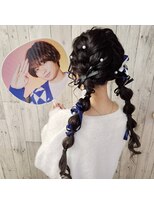 ラピスラズリ(Lapis Lazuli)&nbsp;推し活ヘア　（ヘアセット専門店　下通　熊本）