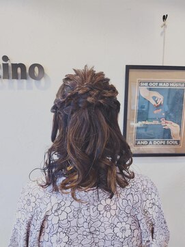 ネオリーブチノ 登戸店(Neolive cino) 【ヘアセット】ハーフアップ　ヘアアレンジ