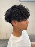 縦落ちツイストスパイラルパーマ ツイスメンズパーマ