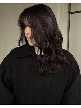 マウ(mau) ボルドーカラー ロング