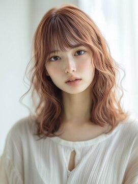 アルトリスト(Altruist Aging×HAIR&SPA) ★ダークアッシュ大人ガーリーボブ着物ミディアムレイヤーカット