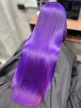 オルズ 渋谷(ALLZ) パープルケアブリーチハイトーンカラー髪質改善トリートメント