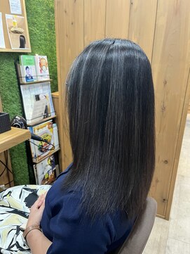 マーブル ヘアー(marble hair) ホワイトハイライト◎10代◎20代◎30代◎40代◎50代