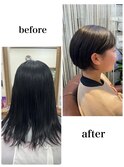 ショートボブ