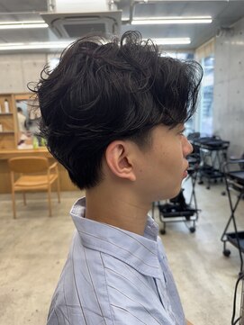 キーチェ 梅田中崎町(keych) センターパート/メンズパーマ[中崎町/梅田駅］