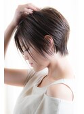 骨格補正×ストレートショートで立体感ある美シルエット(st橋元)