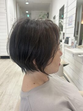 テラス ヘアアンドボタニカル(terrace) terrace岩政/ショートボブ/30代40代/姪浜