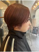 ベリータイトショート × ラズベリーレッド
