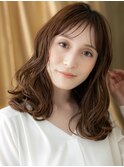 □シースルーバング大人巻きエアリーロング406川口20代30代40代